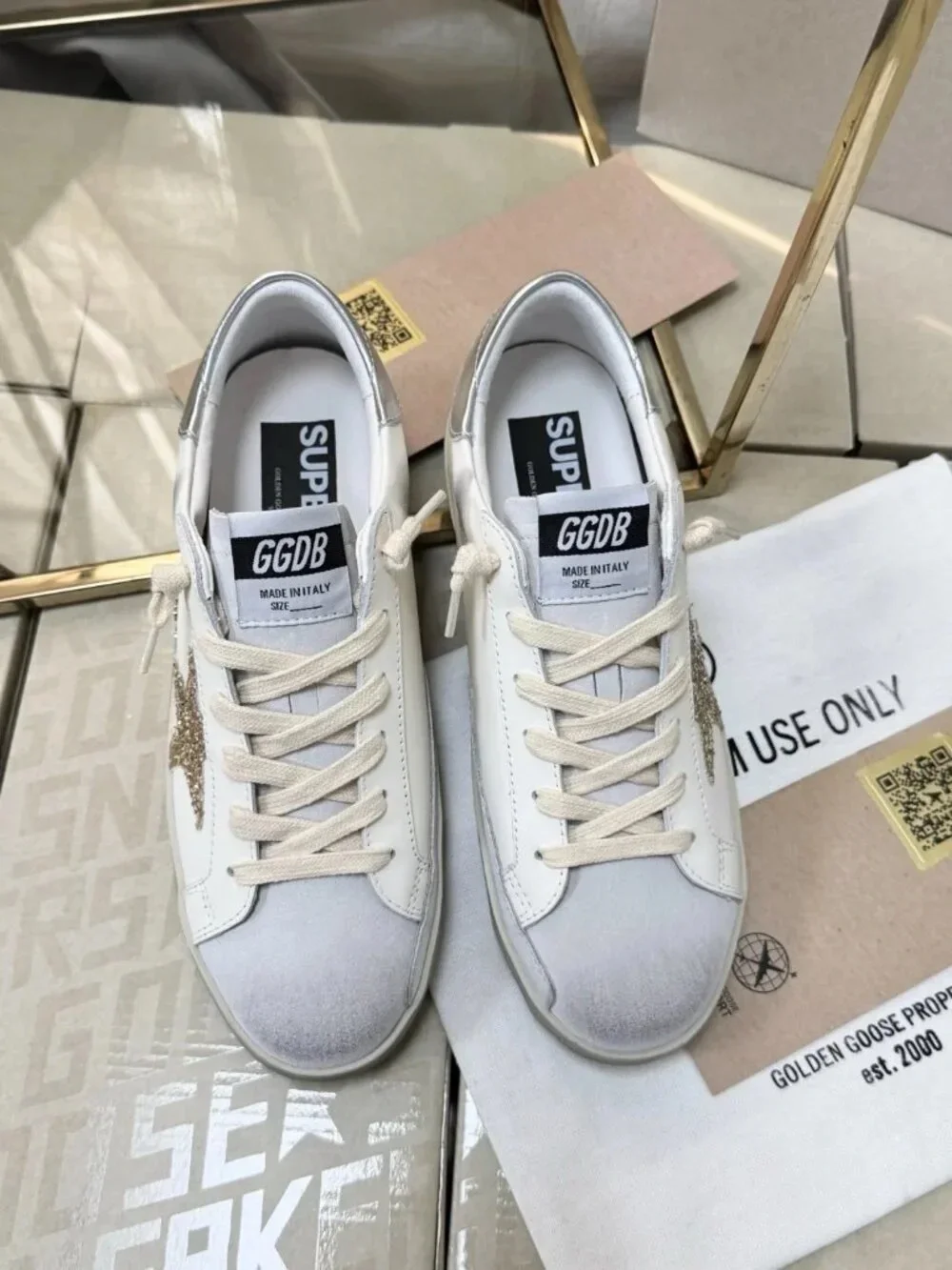 Golden Goose white low